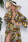 LT Collection Парео 594378 П15406-1М Желтый