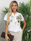LT Collection Блуза 594384 Б15729-4М Белый