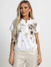 LT Collection Блуза 594384 Б15729-4М Белый