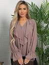 LT Collection Блуза 594950 Б15659-8М Коричневый