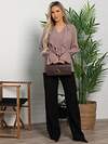 LT Collection Блуза 594950 Б15659-8М Коричневый