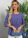 LT Collection Блуза 594952 Б15662-47М Синий