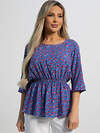 LT Collection Блуза 594952 Б15662-47М Синий