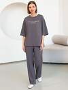 VILATTE Футболка 595024 D49.094 серый_fashion