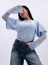 Malina Лонгслив 595074 1006г голубой