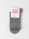 Conte elegant Носки 595214 CLASSIC (декор. пикот) 25С-203СП серый