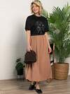 LT Collection Юбка 595426 Ю15858-30М Коричневый