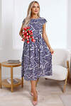 LT Collection Платье 595450 П15885-45М Темно-синий