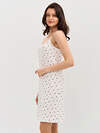 Omsa Сорочка 595460 OmD 0105D POINTELLE PRINT Сорочка ночная женская (уз. бретели), СО Avorio (Молочный)