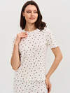 Omsa Пижама 595473 OmD 0260D POINTELLE PRINT, СО Avorio (Молочный)