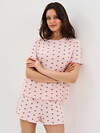 Omsa Пижама 595479 OmD 0260D POINTELLE PRINT, СО Rosa (Розовый)