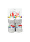 CLEVER Носки 596014 С124 7-8 меланж св.серый