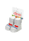 CLEVER Носки 596014 С124 7-8 меланж св.серый