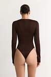 TOPTOP STUDIO Боди 596102 TTS.023.18296.700 Коричневый