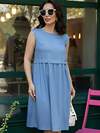 LT Collection Платье 596449 П15614-6М Синий