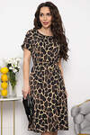 LT Collection Платье 596471 П15786-12М Коричневый