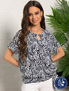 LT Collection Блуза 596498 Б15867-50М Синий