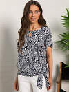 LT Collection Блуза 596498 Б15867-50М Синий