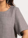 LT Collection Платье 596499 П15883-8М Серый