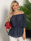 LT Collection Блуза 596523 Б15941-47М Синий