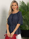 LT Collection Блуза 596523 Б15941-47М Синий