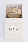 TOPTOP STUDIO Ремень 597644 TTS.806.17096.110 Бежевый