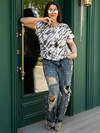 LT Collection Блуза 598234 Б15970-20М Серый