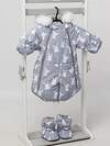 BATIK Комбинезон детский 598284 0312-27з-1 Зайцы на сером