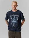 MARK FORMELLE Футболка 598377 111927 ACID WASH черный +печать