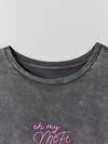 MARK FORMELLE Туника 599460 512079 ACID WASH графит +печать