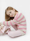 CROCKID Джемпер 599619 КВ 30171 молочный, розовый