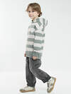 CROCKID Худи 599694 КР 302957 хаки, бежевый, полоска 