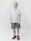 CROCKID Поло 599926 КР 302416-1 серо-голубой 
