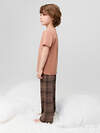 CROCKID Пижама 599944 К 1599 пробковое дерево, текстильная клетка