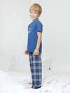 CROCKID Пижама 599949 К 1599 яркий кобальт, клетка таттерсолл