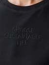 VILATTE Футболка 600449 D49.173 черный_sustainable life
