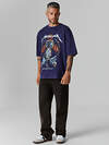 MARK FORMELLE Футболка 600710 111899 ACID WASH индиго +печать