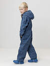 CROCKID Комбинезон 600875 ВК 60135/н/4 ГР синий, домики и деревья