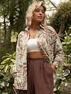 LT Collection Рубашка 601106 Б16161-1М Бежевый