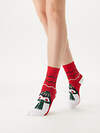 Minimi Носки 601272 MINI INVERNO 3300- 4 (шарфики) Rosso (Красный)