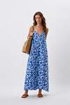Lika Dress Сарафан 601618 10746 Белый/Гжель василёк