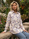 LT Collection Рубашка 601755 Б16182-1М Бежевый