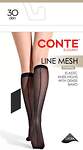 Conte elegant Гольфы 601905 FANTASY LINE MESH nero