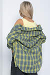 LT Collection Рубашка 602078 Б12546-7 серо-жёлтый.