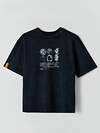 MARK FORMELLE Футболка 602551 113452 ACID WASH на черном +печать