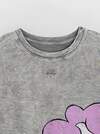 MARK FORMELLE Футболка 602561 112961 ACID WASH серебристо -серый +печать