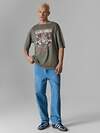 MARK FORMELLE Футболка 602566 111883 ACID WASH хаки +печать