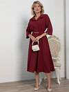 LT Collection Платье 603079 П16154-16М Бордо