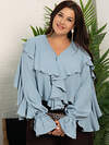 LT Collection Блуза 603467 Б16135-39М Голубой