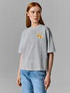 MARK FORMELLE Футболка 603514 112862 ACID WASH на сером камне +печать